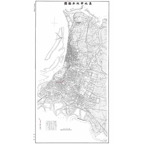 台北市街平面圖-1916