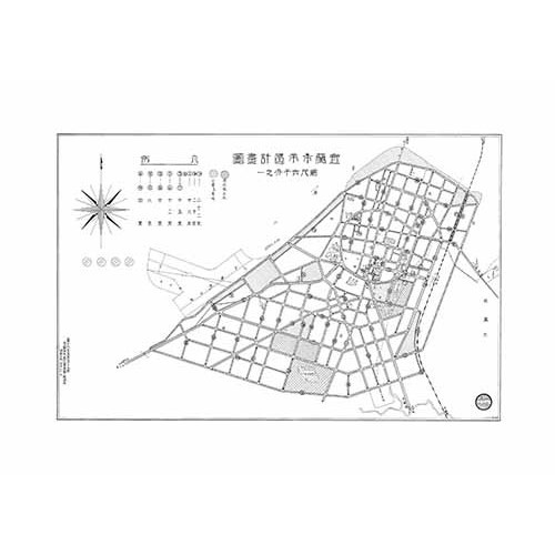 宜蘭市市區計畫圖-1932