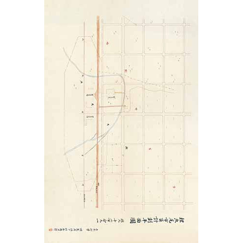 鯉魚尾市區計畫平面圖-1912