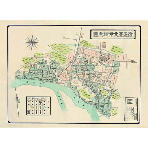 改正臺北市街全圖 (1901)