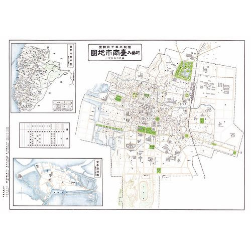 地番入臺南市地圖